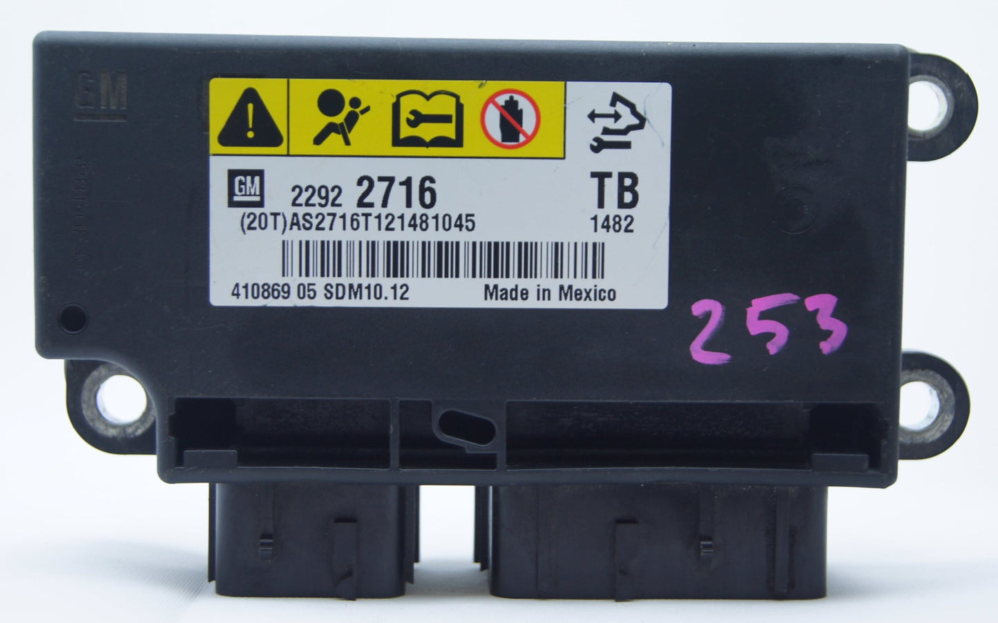 Vauxhall Opel Insignia SRS Airbag Module 22922716 - Glasgow Car Parts Store