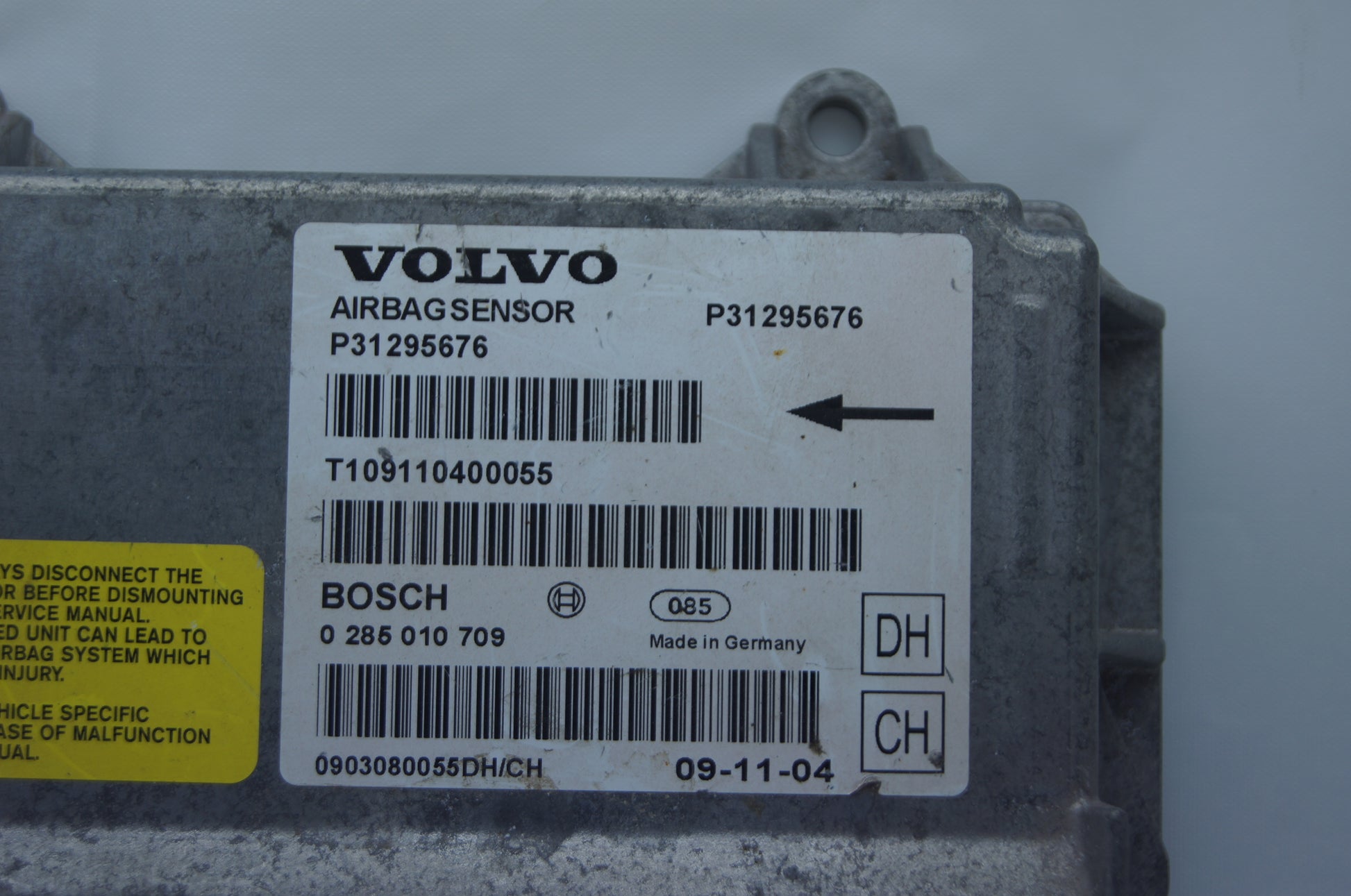 Volvo V70 XC70 SRS Airbag Control Module Unit P31295676 0285010709 - Glasgow Car Parts Store