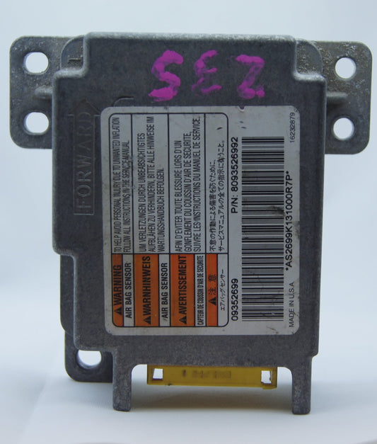 Isuzu Trooper SRS AirBag Control Module Ecu 8093526992 - Glasgow Car Parts Store