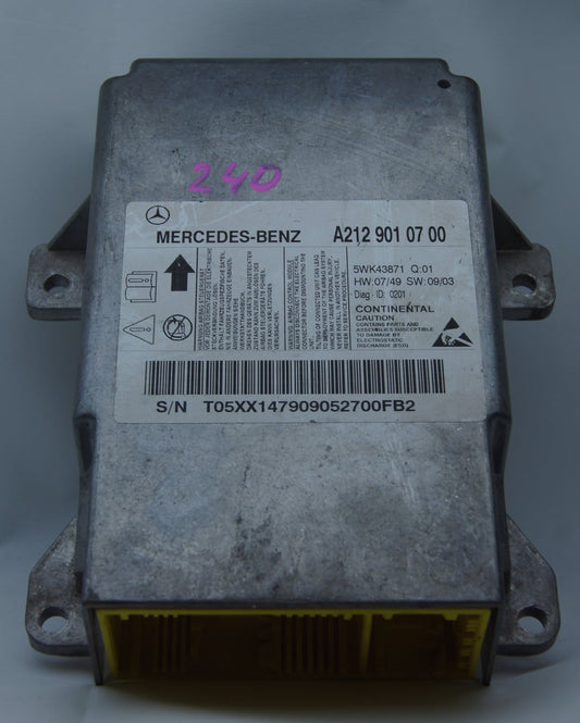 Mercedes W212 Srs Airbag Module A2129010700 - Glasgow Car Parts Store