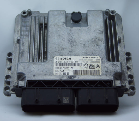 Peugot Citroen ECU Control Module Unit 9614182680 0281032456 EDC17C60 - Glasgow Car Parts Store