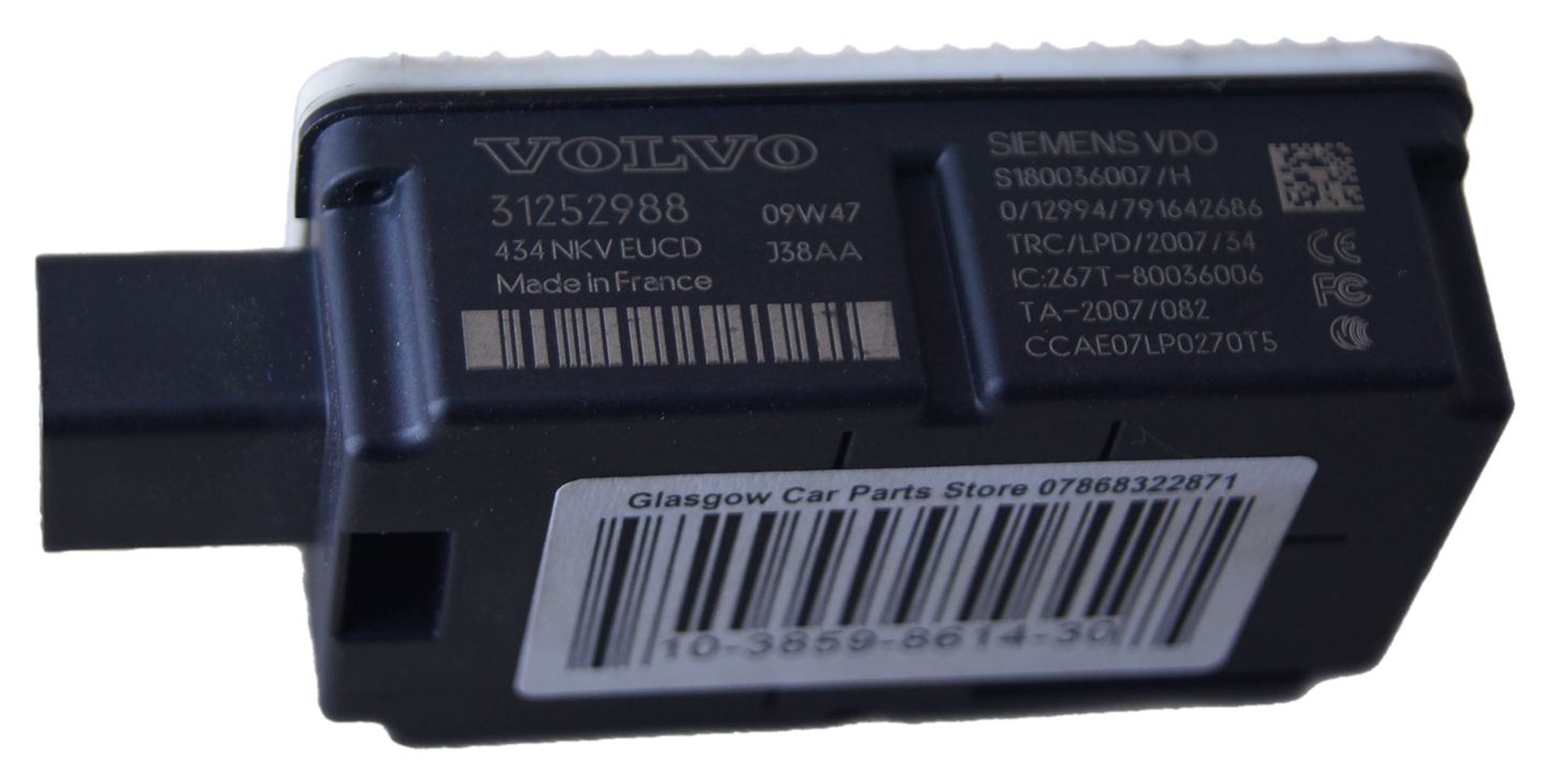 Volvo V70 Module Door central lock control unit 31252988  s180036007/h - Glasgow Car Parts Store