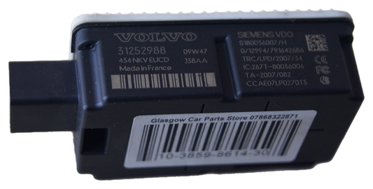 Volvo V70 Module Door central lock control unit 31252988  s180036007/h - Glasgow Car Parts Store