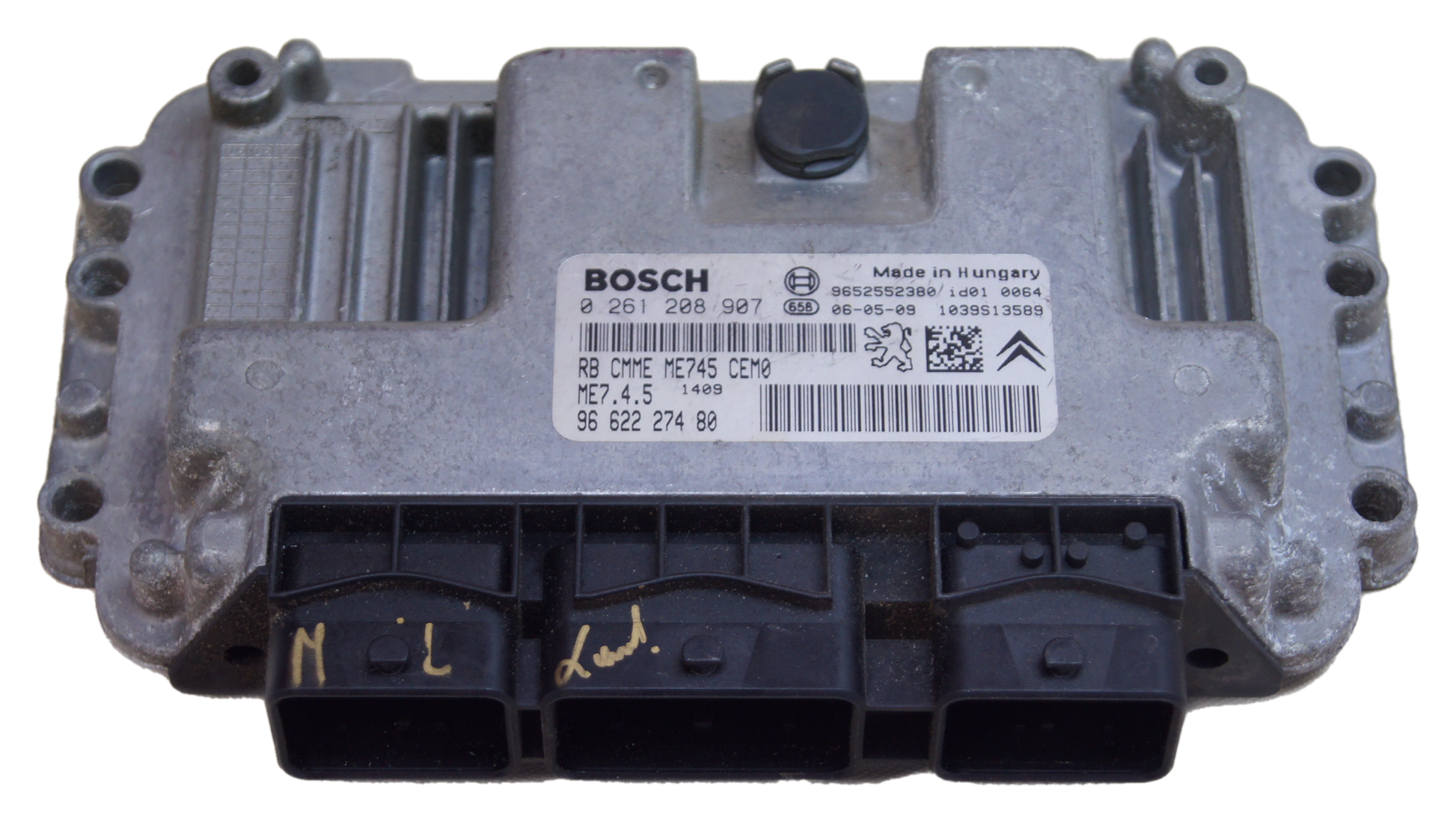 Citroen Peugot ECU 0261208907 9662227480 VIRGIN ECU + PIN - Glasgow Car Parts Store