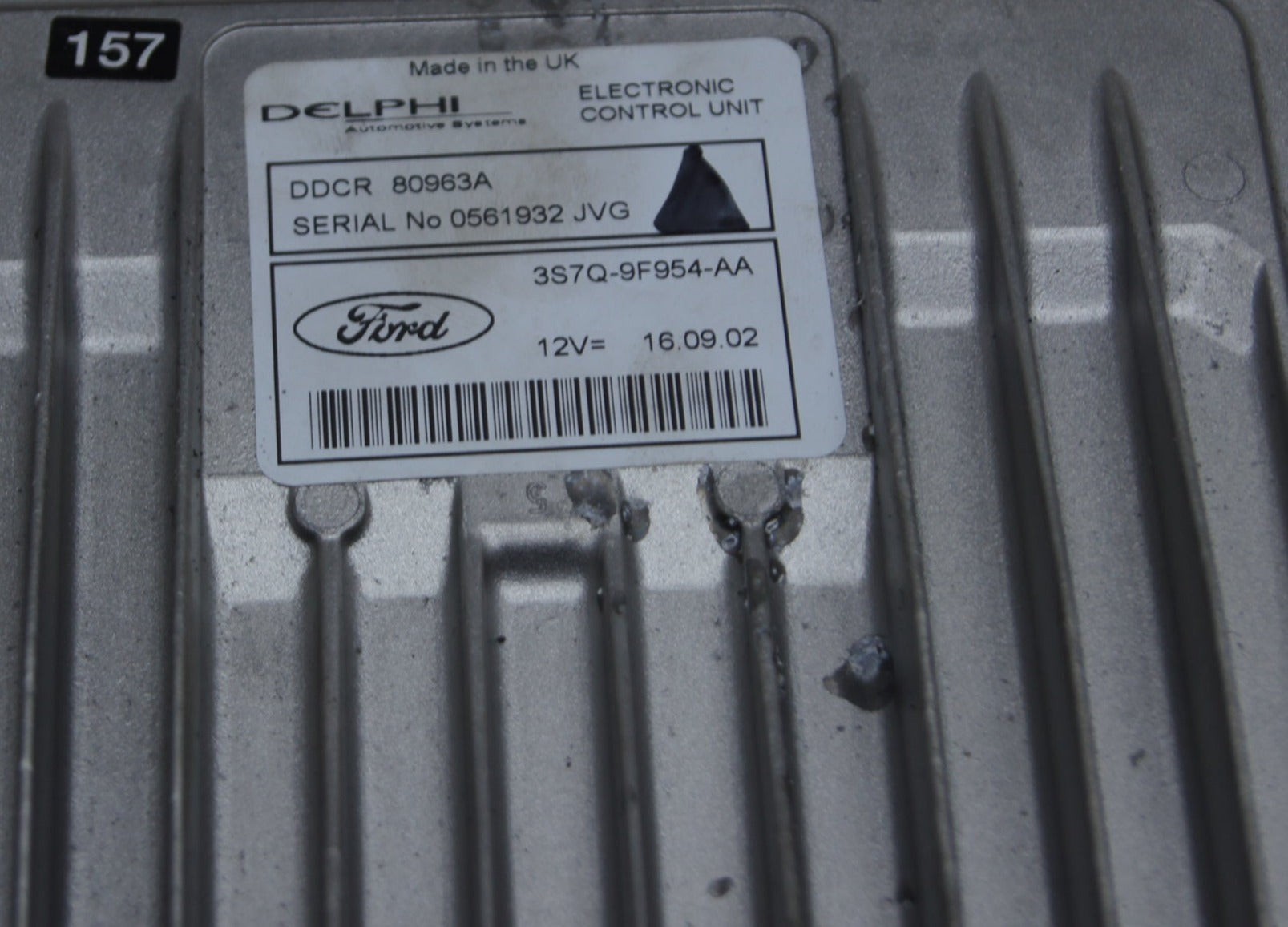 Engine Electronic Unit ECU Ford Mondeo 2.0TDCI 3S7Q-9F954-AA 80963A DDCR. - Glasgow Car Parts Store