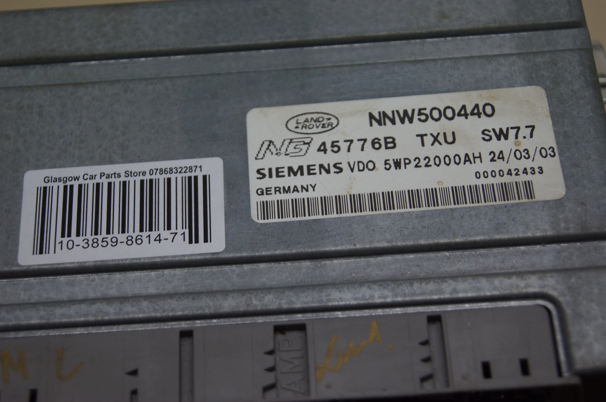 NNW500440 Land Rover Range Rover Transfer Box Control Unit  . - Glasgow Car Parts Store