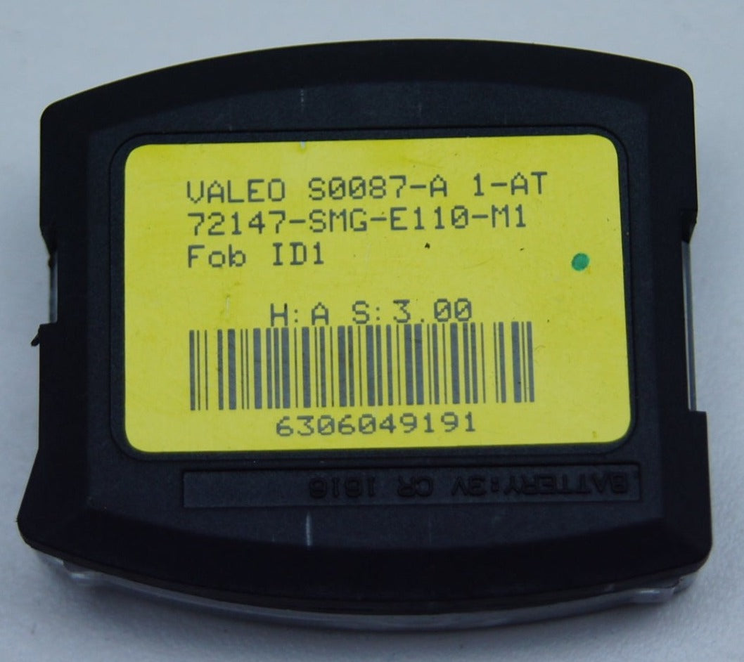 Honda 2 Button Remote Alarm Key Valeo S0087-A tested - Glasgow Car Parts Store