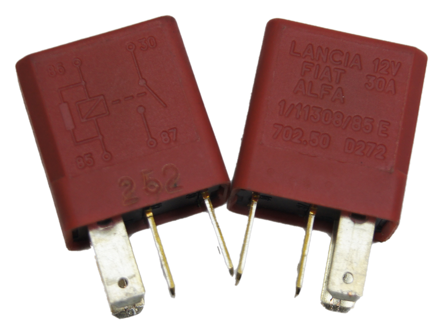 LANCIA FIAT ALFA 4 PIN RELAY 12V 30A 1/11308/85E 702.50 D272 Buy One Get One Free - Glasgow Car Parts Store