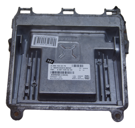 Mercedes  ECU  Engine control unit A2661533379 Sim266 - Glasgow Car Parts Store