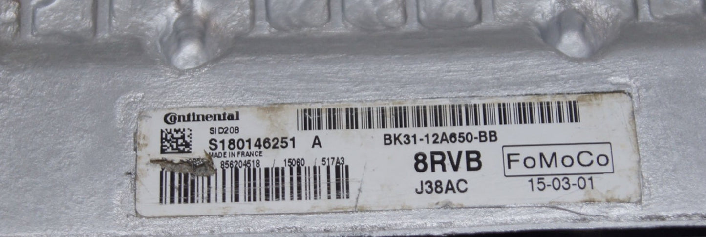 Ecu Ford Transit MK8 2.2 TDCI BK31-12A650-BB 53033856204518 Continental. - Glasgow Car Parts Store