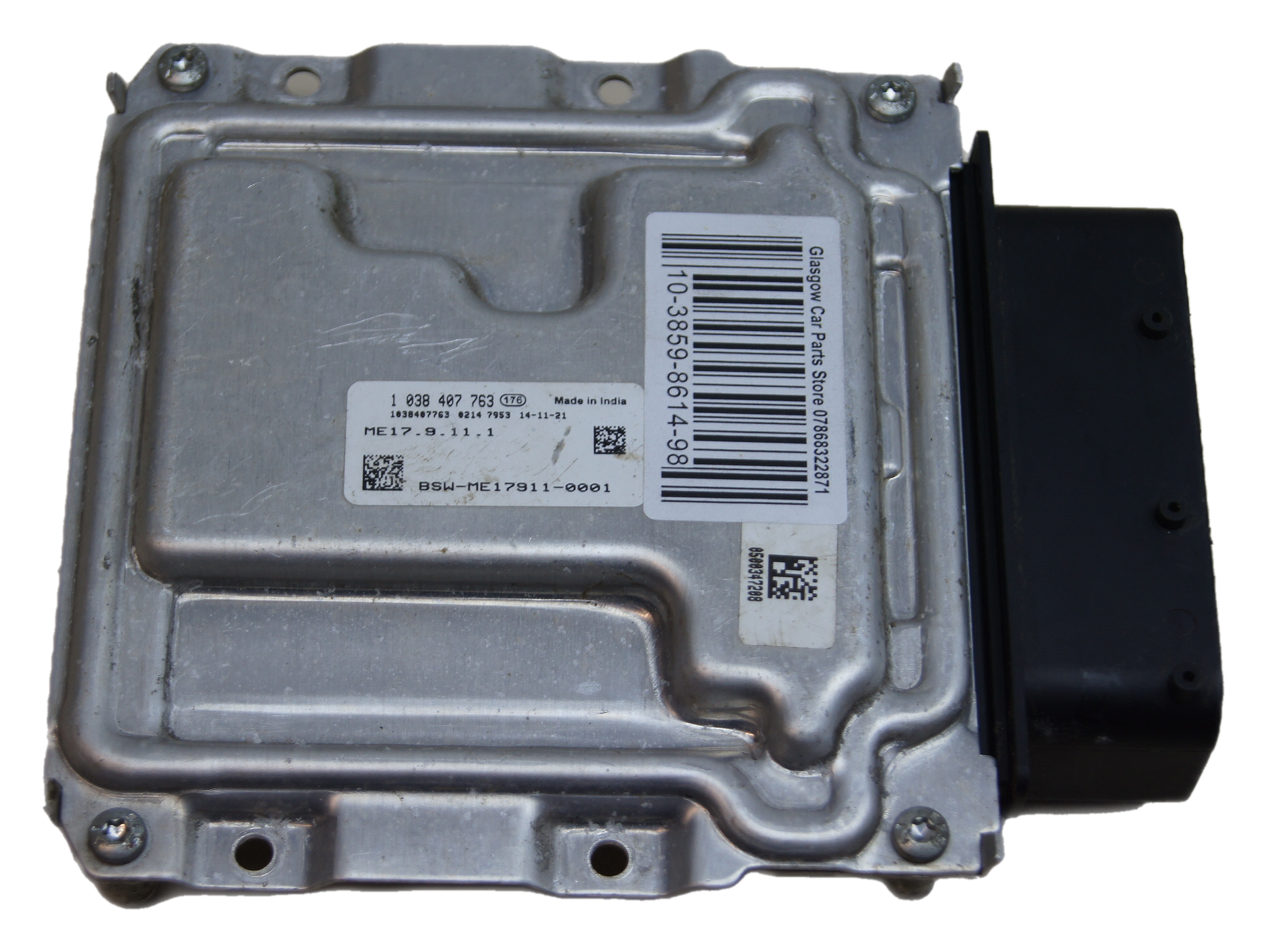 Hyundai I10 Mk2 14-18 1.0 Petrol ECU 39101-04500 ECU ME17.9.11.1 - Glasgow Car Parts Store
