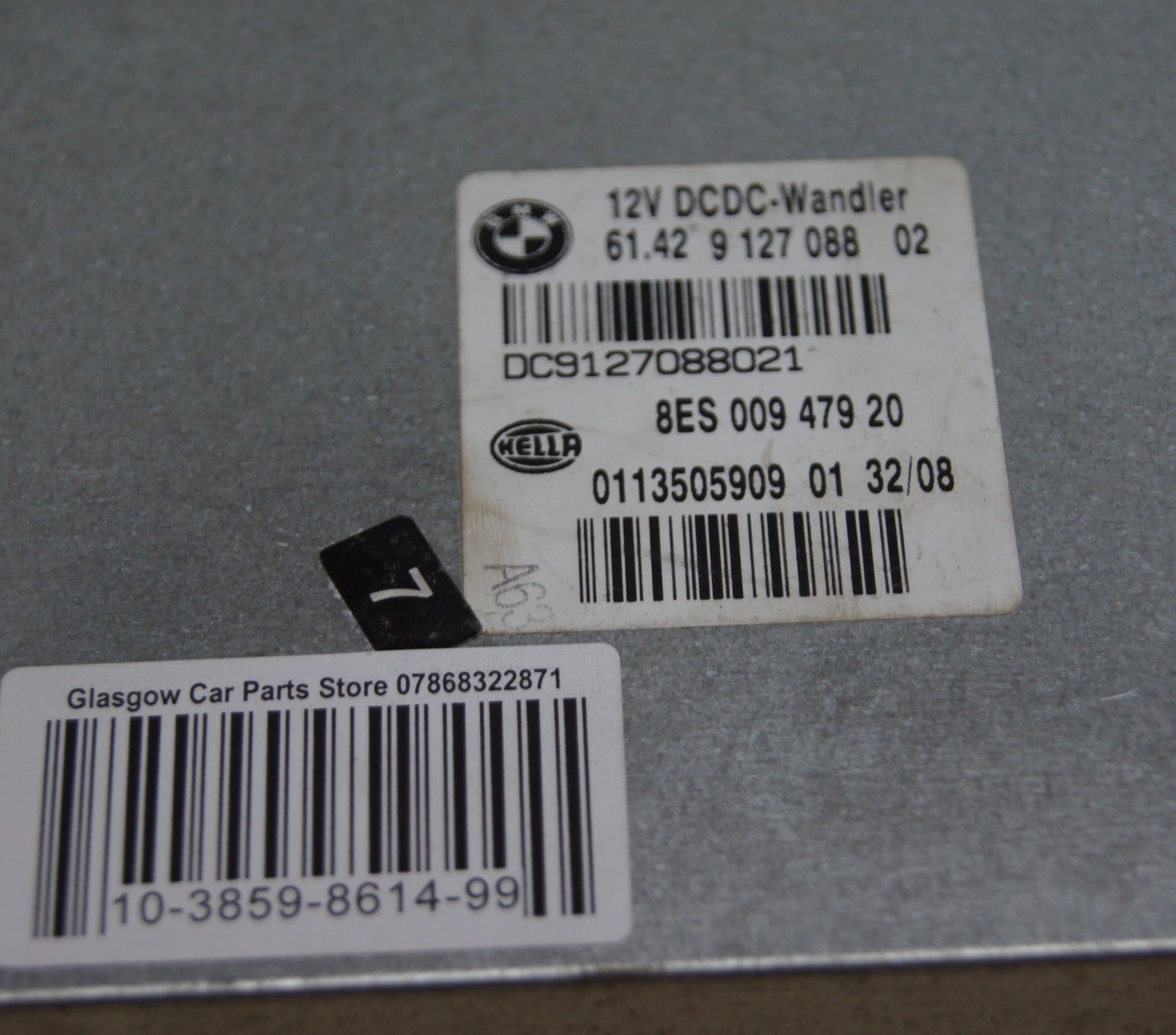 BMW GEARBOX CONTROL DC9127088021 8ES00947920 - Glasgow Car Parts Store