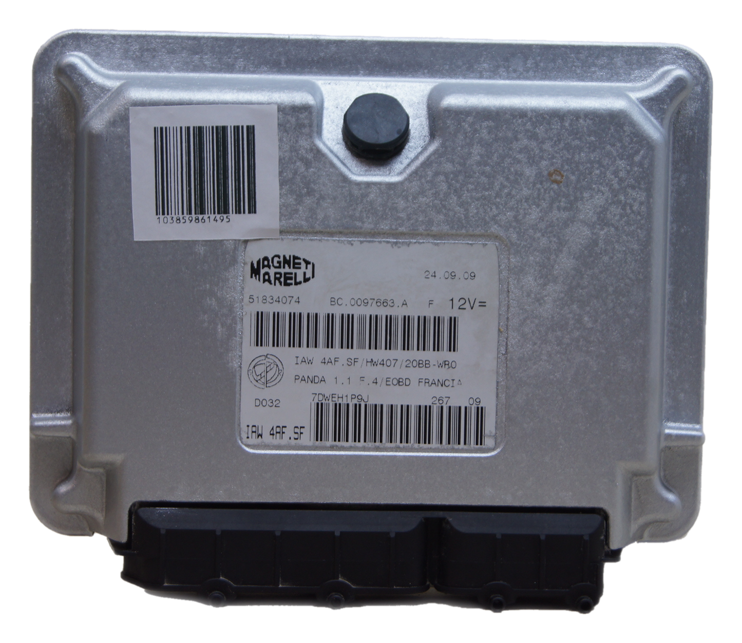 Ecu Fiat Pnda 1.1 51834074  IAW4AF.SF/HW407/20BB-WR0 PLUG & PLAY. - Glasgow Car Parts Store