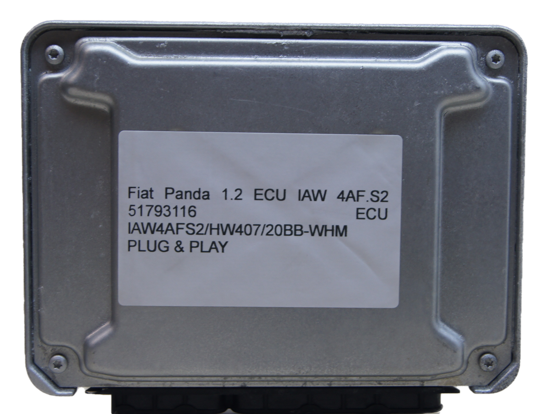 Plug & Play Virgin ecu Fiat Panda 51793116 - IAW4AF.S2/hw407/20bb-whm - Glasgow Car Parts Store