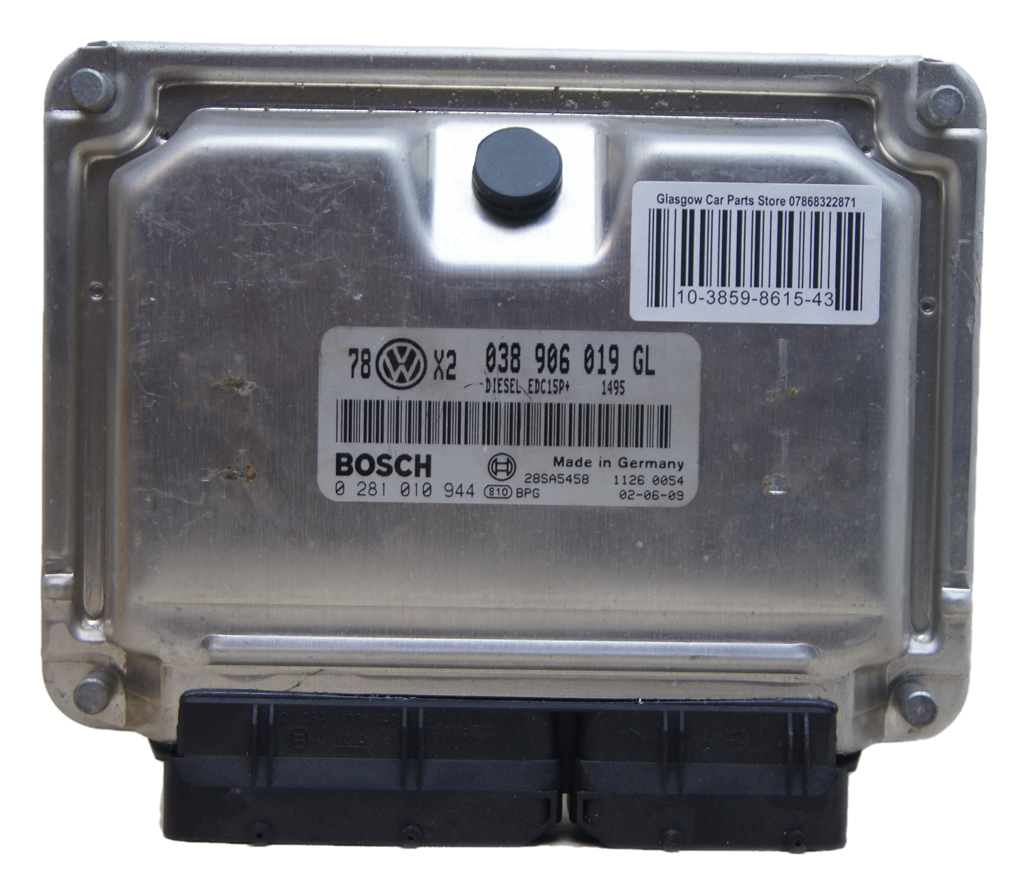 Immo Off / Plug & Play VW AUDI ECU 0281010944  038906019GL immo free - Glasgow Car Parts Store