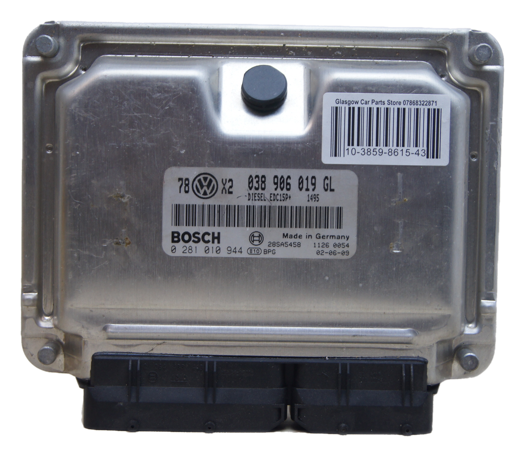 Immo Off / Plug & Play VW AUDI ECU 0281010944  038906019GL immo free - Glasgow Car Parts Store