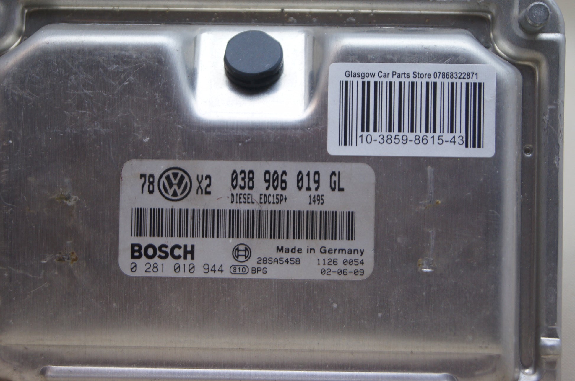 Immo Off / Plug & Play VW AUDI ECU 0281010944  038906019GL immo free - Glasgow Car Parts Store