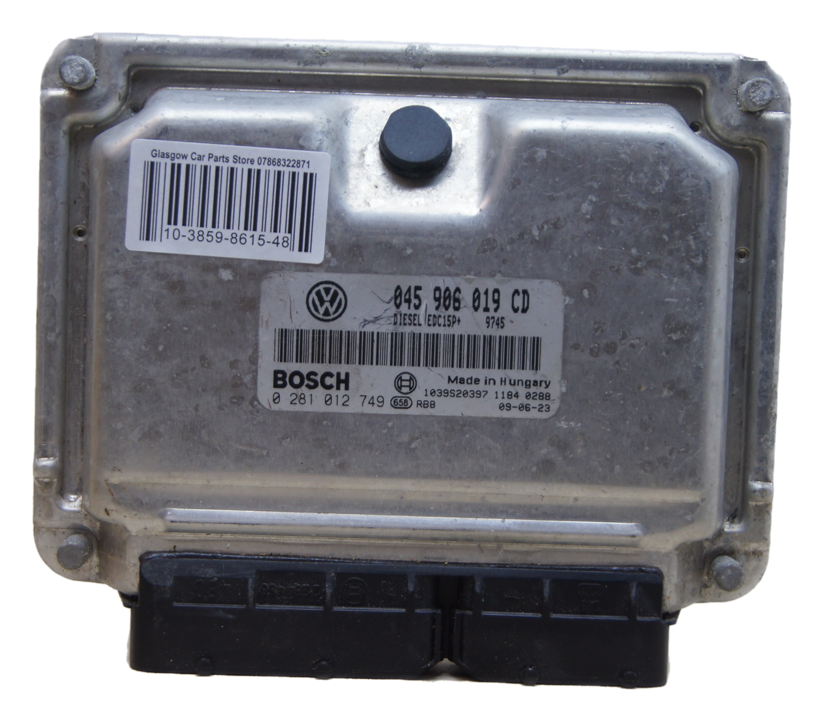 Vw  Ecu 045906019CD  0281012749  EDC15P+ Immo  Off. Plug and Play - Glasgow Car Parts Store