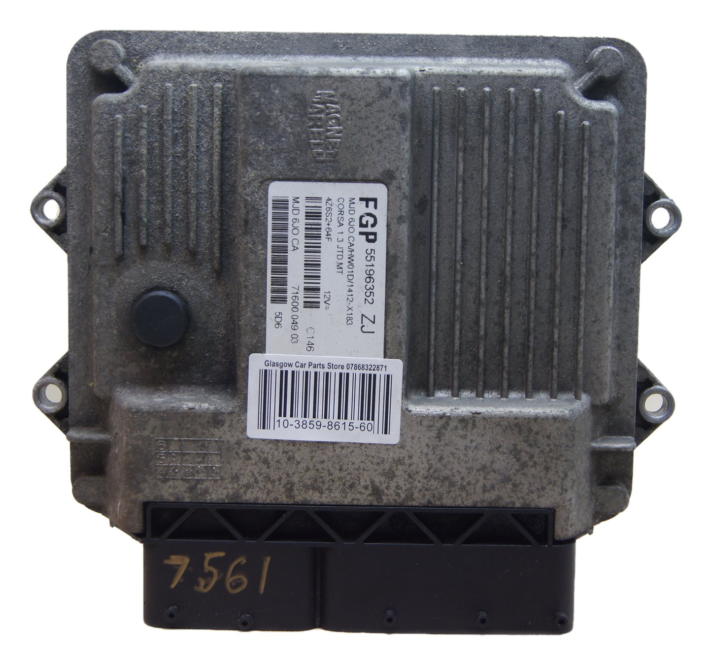 Vauxhall Opel Corsa C Combo 1.3JTD 55196352 ZJ MJD 6JOCA WITH PIN CODE - Glasgow Car Parts Store