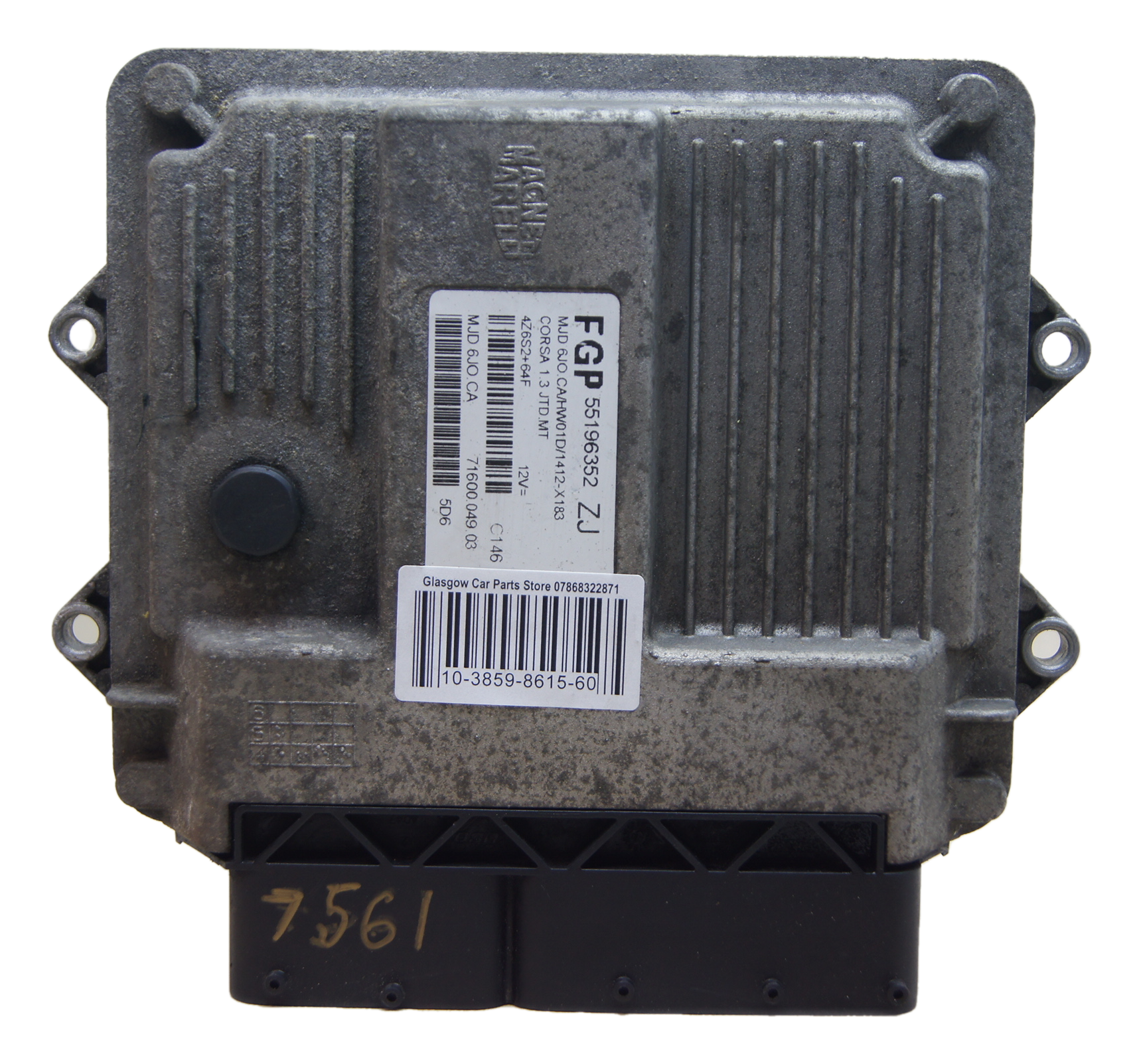 Vauxhall Opel Corsa C Combo 1.3JTD 55196352 ZJ MJD 6JOCA WITH PIN CODE - Glasgow Car Parts Store