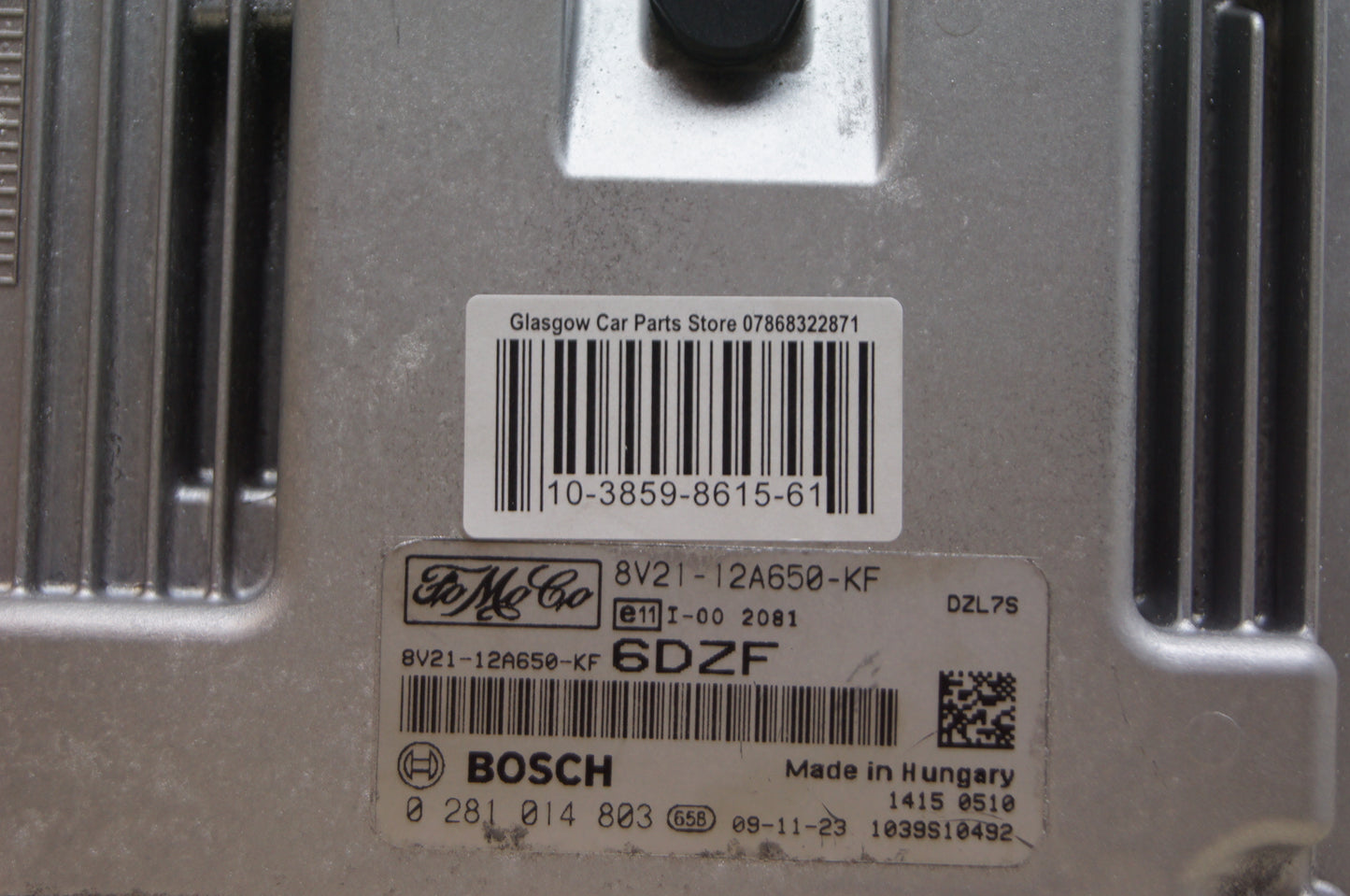 Ford Fiesta Ecu Engine Control Unit 8V21-12A650-KF  0281014803 virgin ecu. - Glasgow Car Parts Store