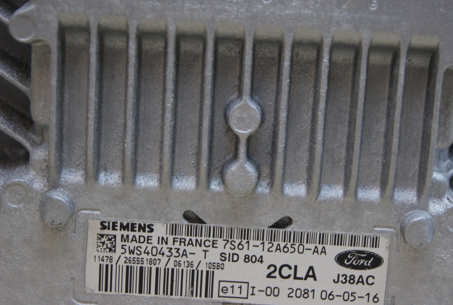 Ford siemens sid 804 Ecu  5WS40433A-T 2CLA 7S61-12A650-AA VIRGIN ECU - Glasgow Car Parts Store