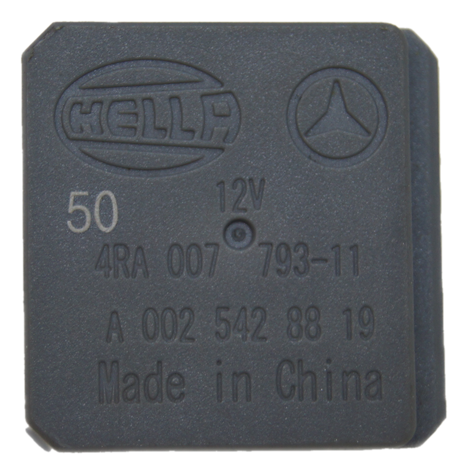 HELLA 4RA007793-11 A0025428819 Automotive Relay For MERCEDES-BENZ - Glasgow Car Parts Store