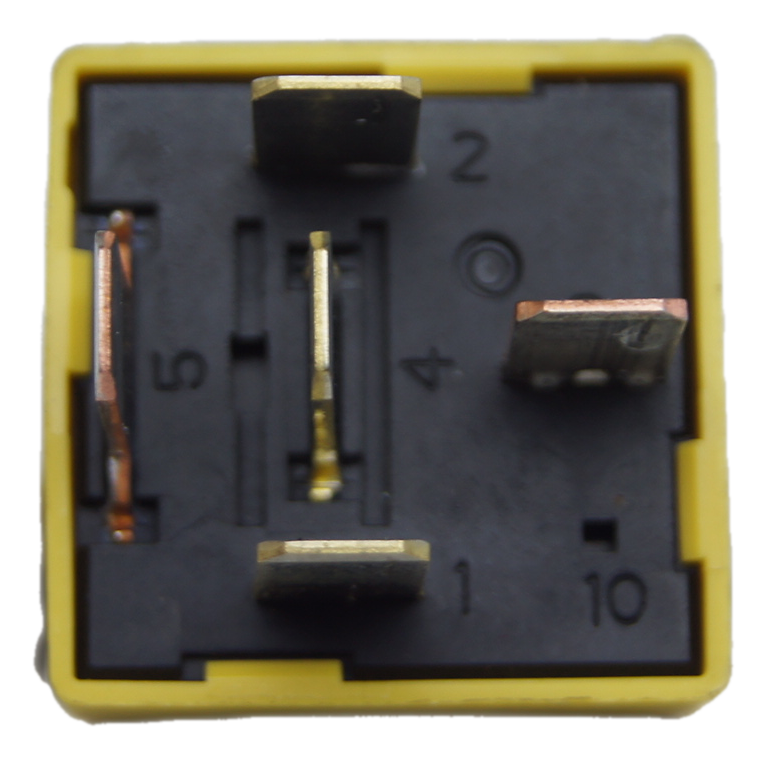 YELLOW 5 PIN RELAY MERCEDES A0025428919 HELLA 4RD 007 794 25 - Glasgow Car Parts Store