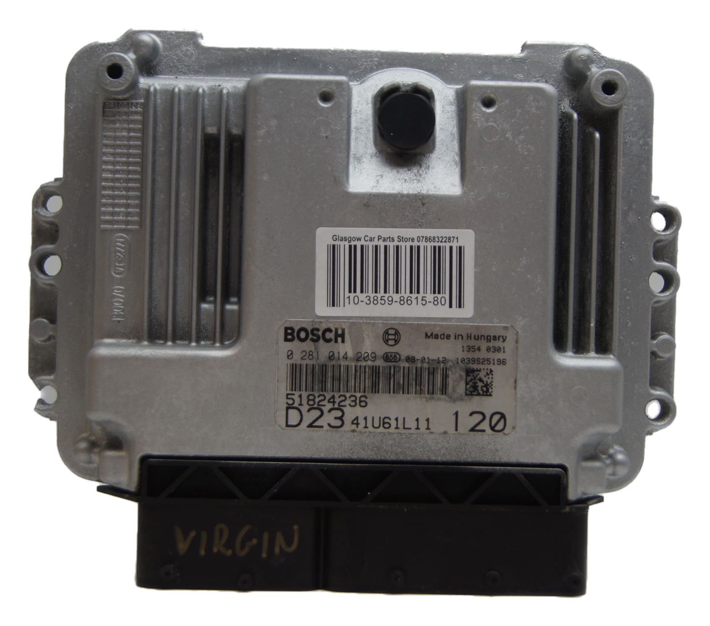 Ecu Fiat Ducato 0281014209 51824236 1039s25196 Virgin engine control unit. - Glasgow Car Parts Store