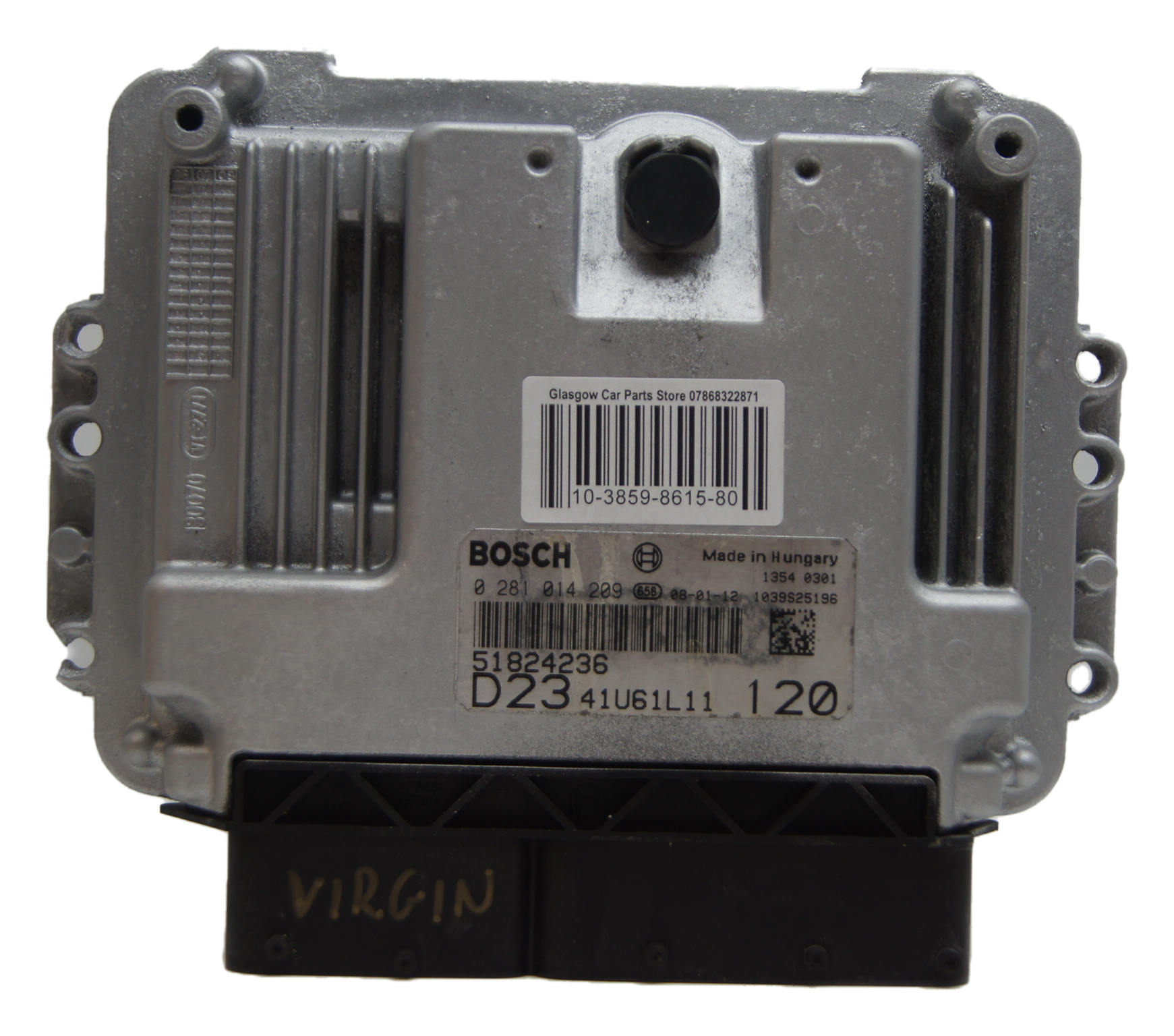 Ecu Fiat Ducato 0281014209 51824236 1039s25196 Virgin engine control unit. - Glasgow Car Parts Store