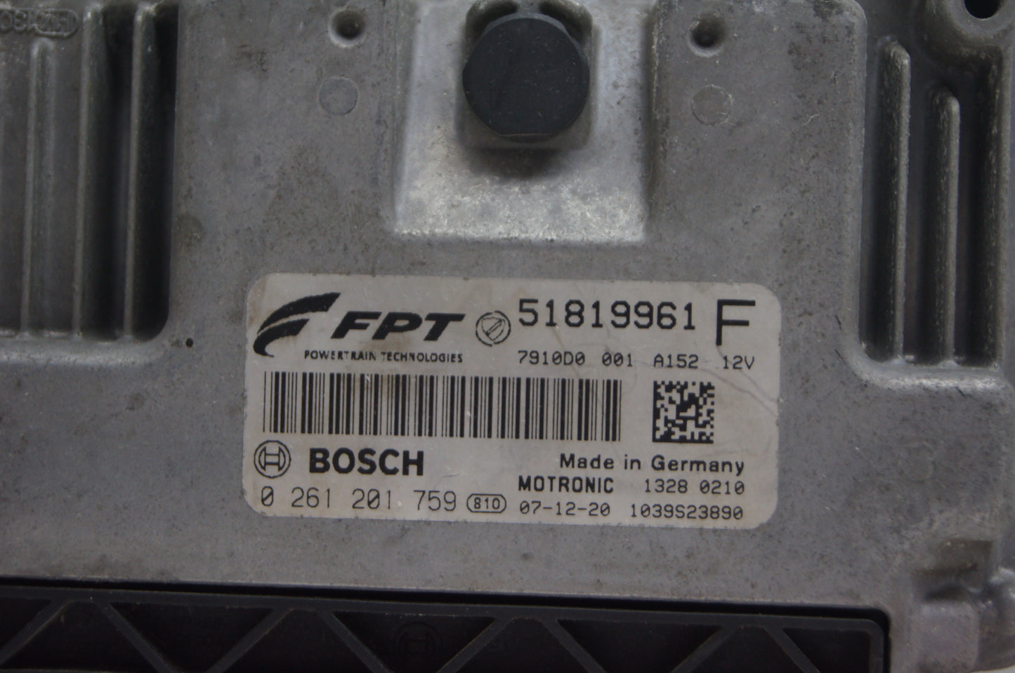 Ecu engine control unit Fiat 500 0261201759 51819961F Plug and Play