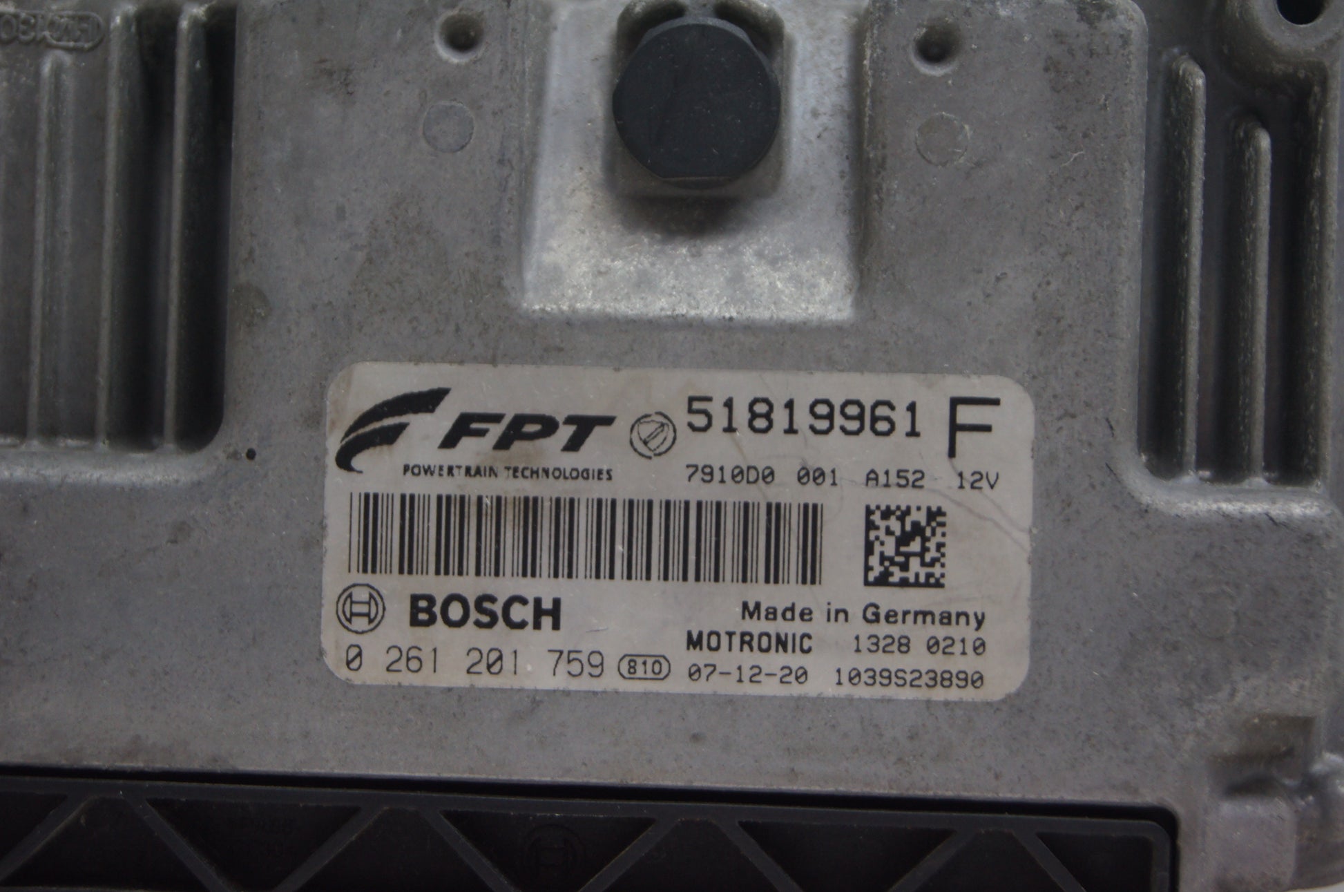 Ecu engine control unit Fiat 500  0261201759 51819961F Plug and Play - Glasgow Car Parts Store
