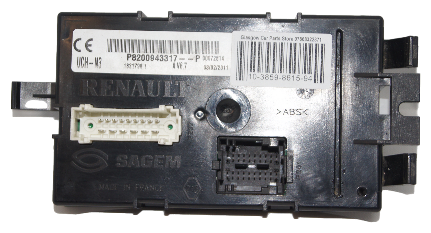 Renault Trafic Vauxhall Vivaro Nissan Primaster UCH-N3 P8200943317--P .PLUG & PLAY