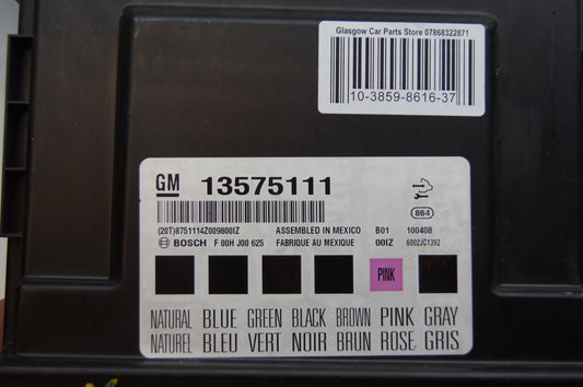 VAUXHALL INSIGNIA ASTRA J  BODY CONTROL ECU MODULE 13575111  VIRGIN PLUG & PLAY - Glasgow Car Parts Store
