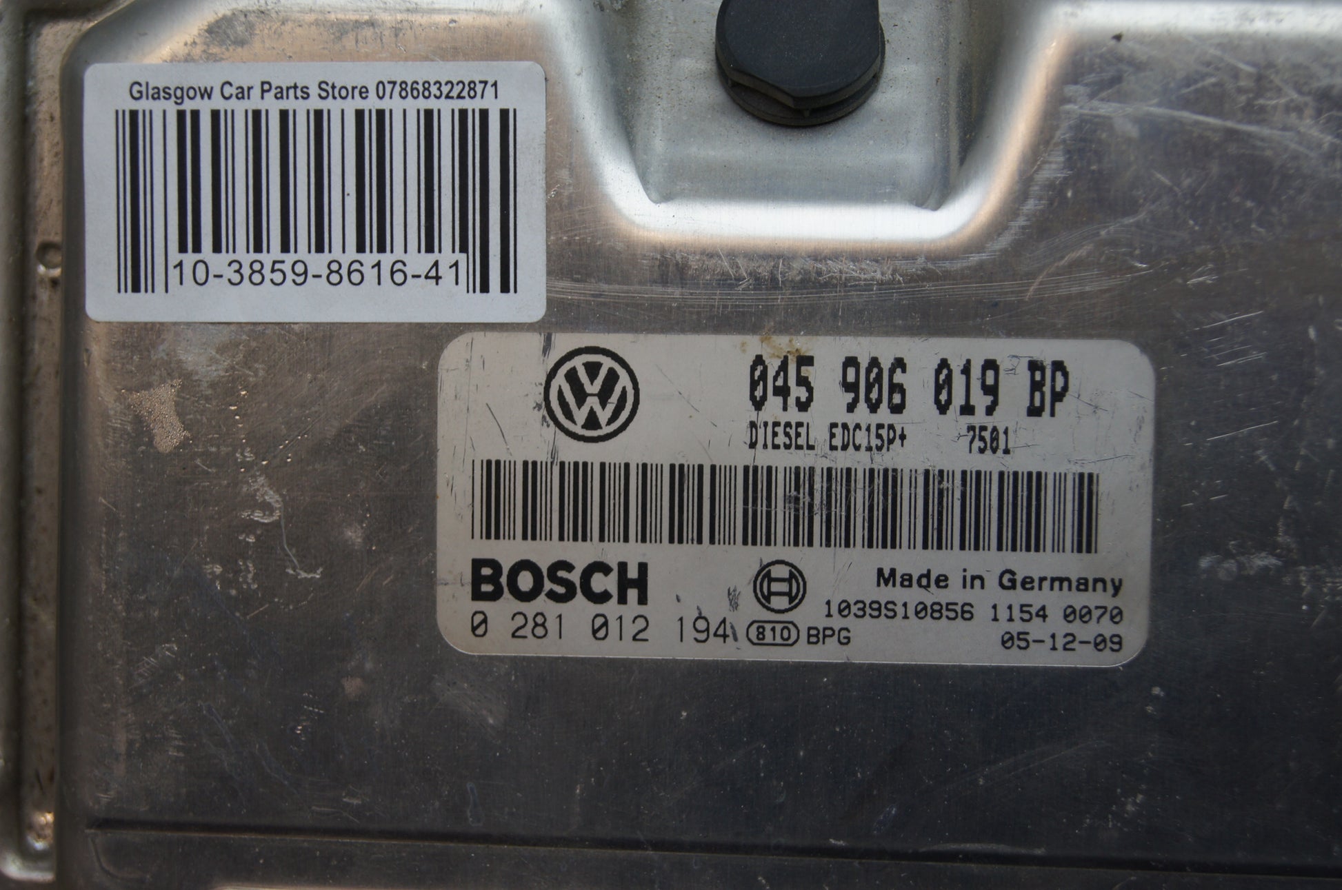 VW ECU PLUG & PLAY IMMO OFF  045906019BP 0281012194 - Glasgow Car Parts Store