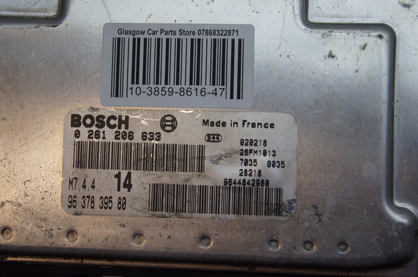 Peugeot Citroen ECU 0261206633 9637839580 plug and play. - Glasgow Car Parts Store