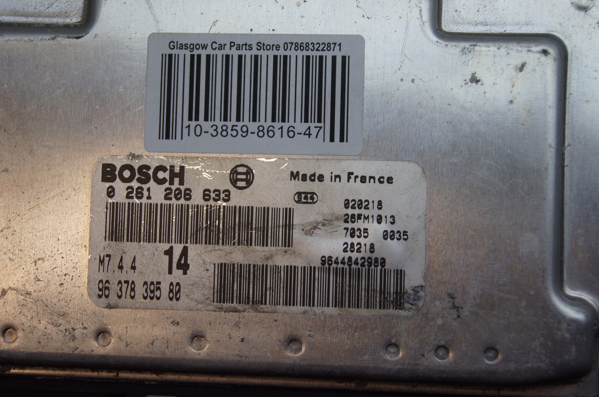 Peugeot Citroen ECU 0261206633 9637839580 plug and play. - Glasgow Car Parts Store
