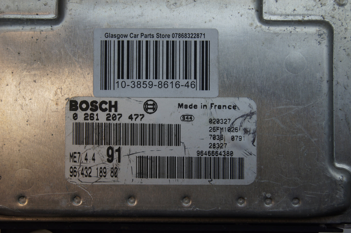 Peugeot Citroen ecu  9656659380 0261207477  91  FREE PROGRAMMING - Glasgow Car Parts Store