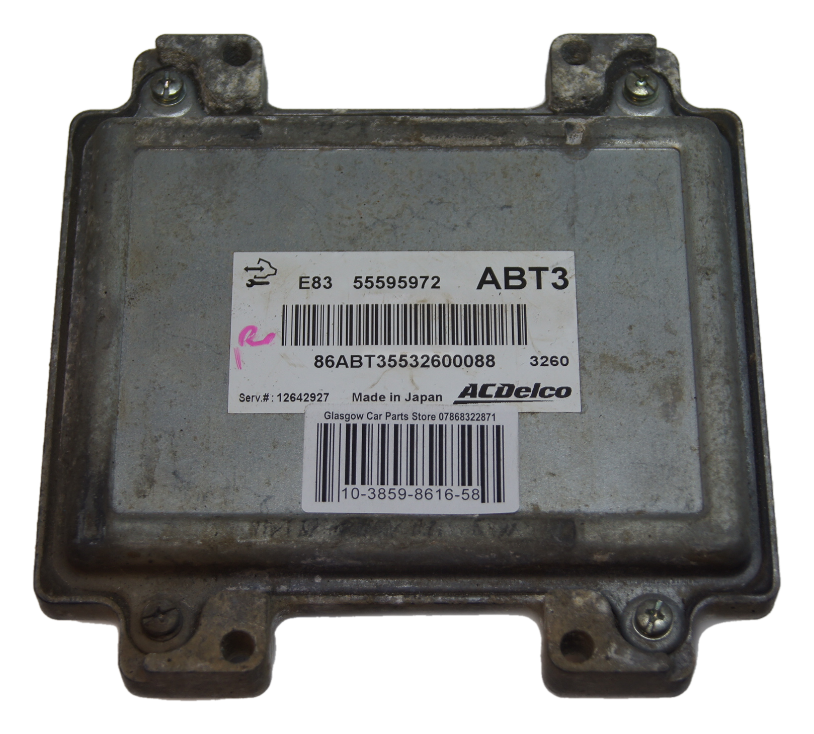 ECU VAUXHALL E83 55595972 ABT3 PLUG AND PLAY. - Glasgow Car Parts Store
