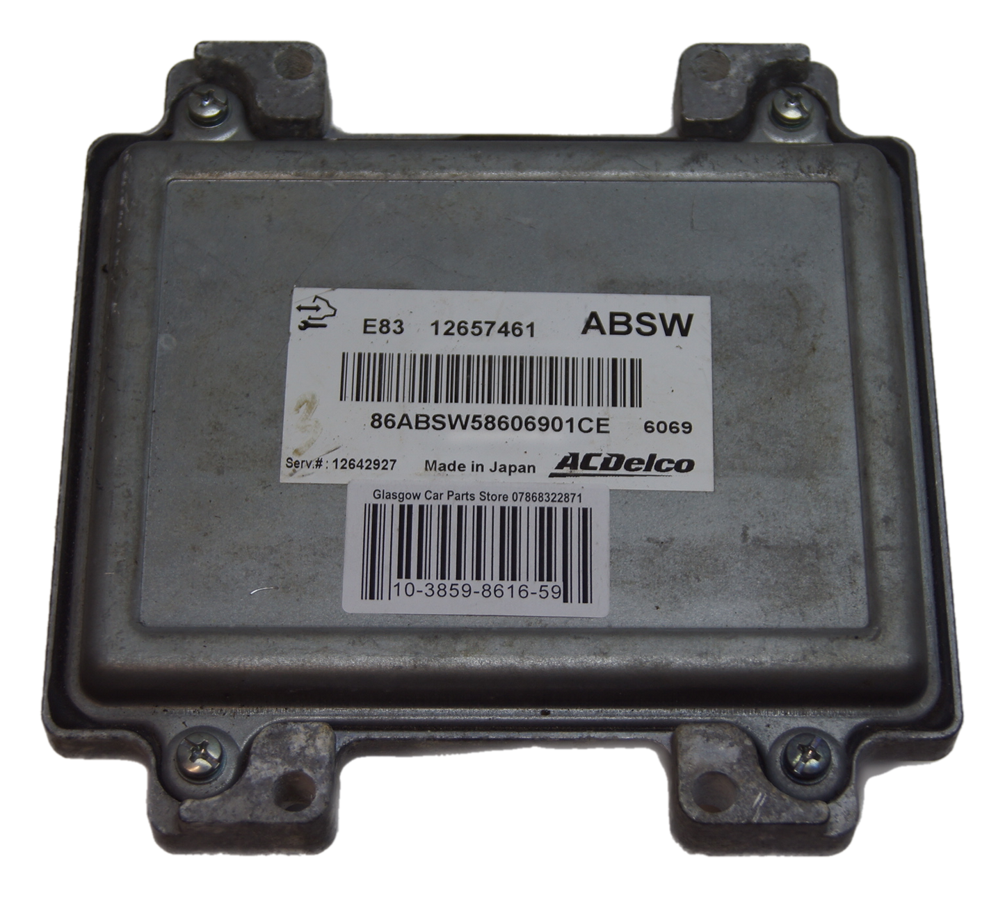 ECU VAUXHALL E83 12657461 ABSW PLUG AND PLAY. - Glasgow Car Parts Store