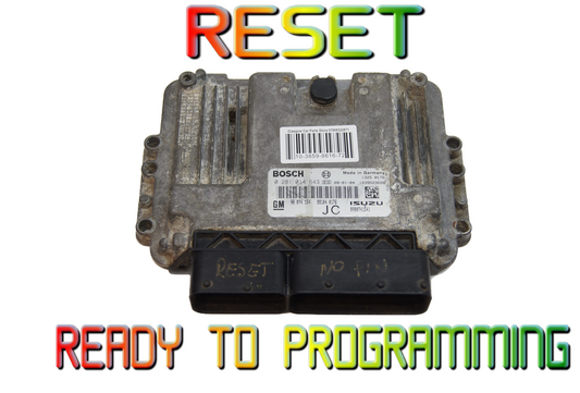ECU 0281014643 JC VAUXHALL. RESET VIRGIN - Glasgow Car Parts Store