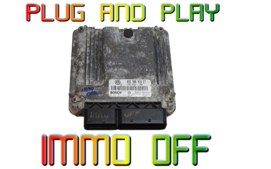 VW Golf MK5 2.0 TDI BKD ECU 0281011843  03G906016ET IMMO OFF PLUG AND PLAY. - Glasgow Car Parts Store