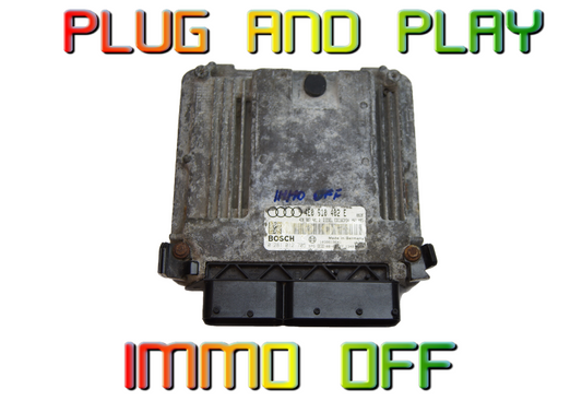 Audi 3.0Tdi Diesel Engine Control Unit Module ECU 4E0910402E IMMO OFF PLUG & PLAY - Glasgow Car Parts Store