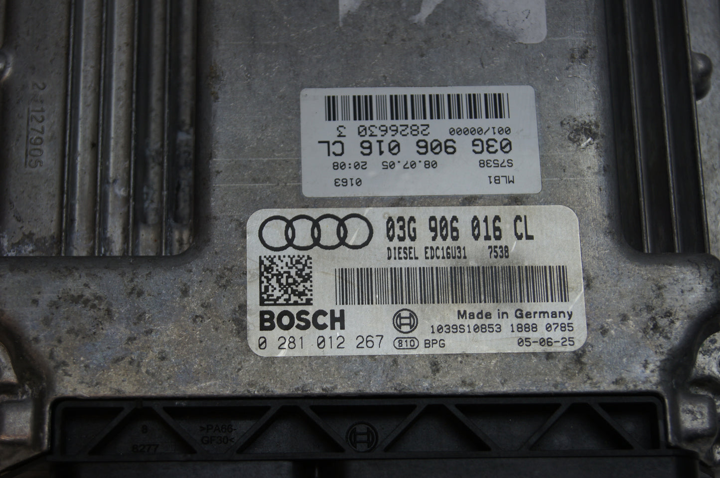 AUDI ECU 0281012267 03G906016CL IMMO OFF PLUG & PLAY - Glasgow Car Parts Store