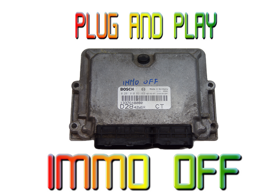 CITROEN JUMPER BOXER FIAT DUCATO ECU 0281010931 1337648080  IMMO OFF - Glasgow Car Parts Store