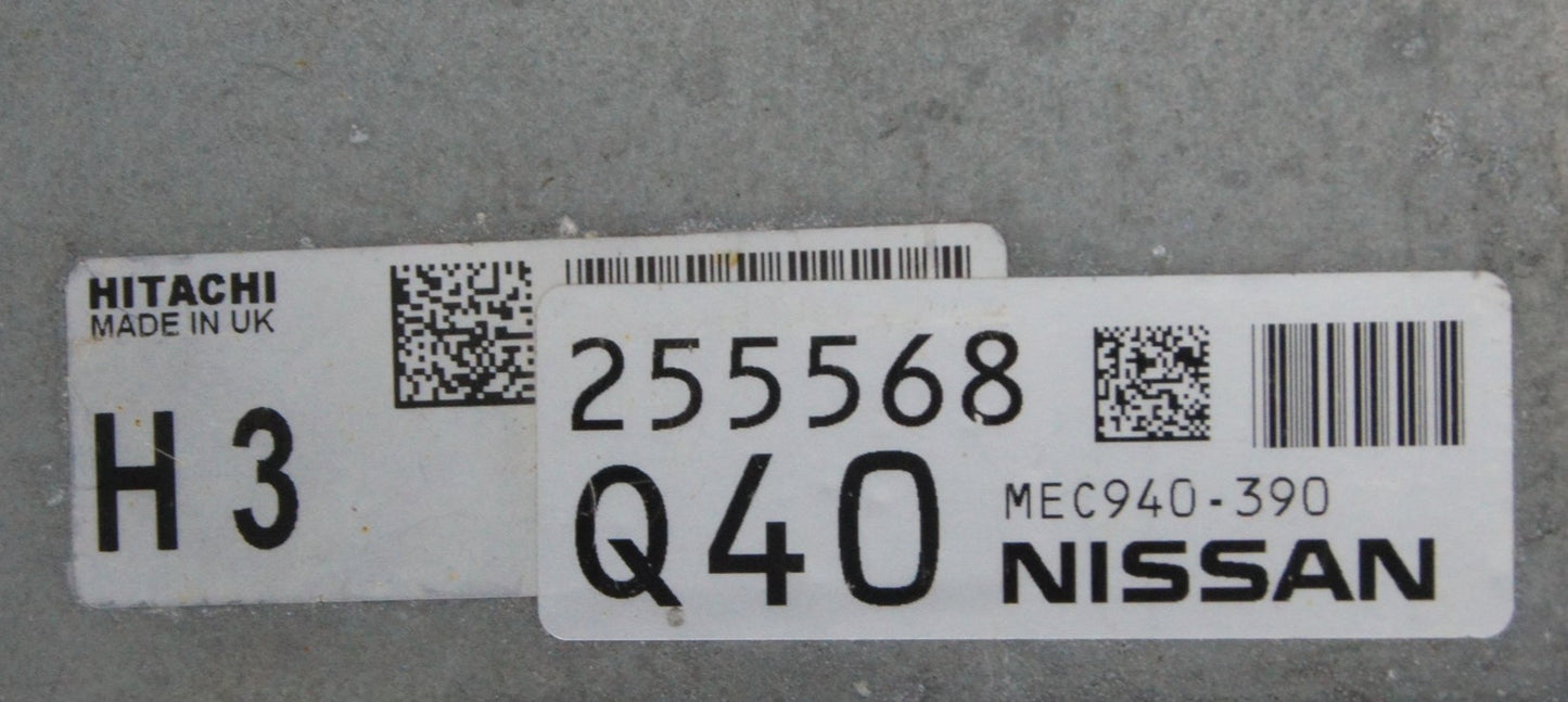 NISSAN JUKE 1.6 PETROL ENGINE CONTROL MODULE UNIT MEC940-390 - Glasgow Car Parts Store