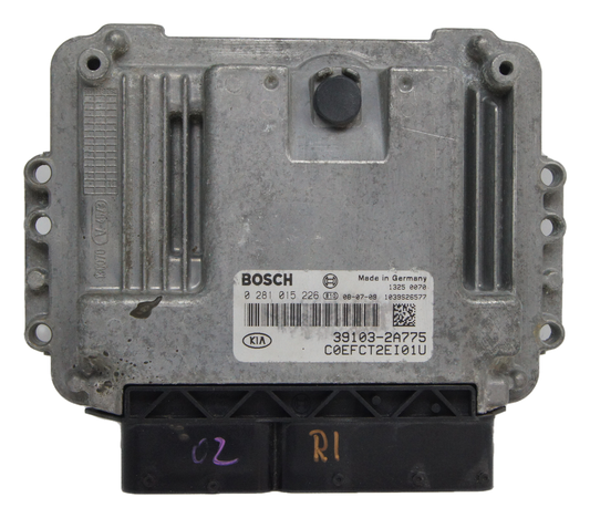 KIA CEED MK1 ENGINE ECU UNIT 39103-2A775 0281015226. - Glasgow Car Parts Store