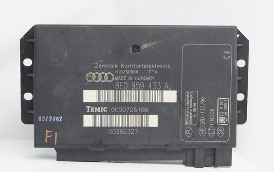 AUDI Comfort Control Unit 8E0959433AJ - Glasgow Car Parts Store