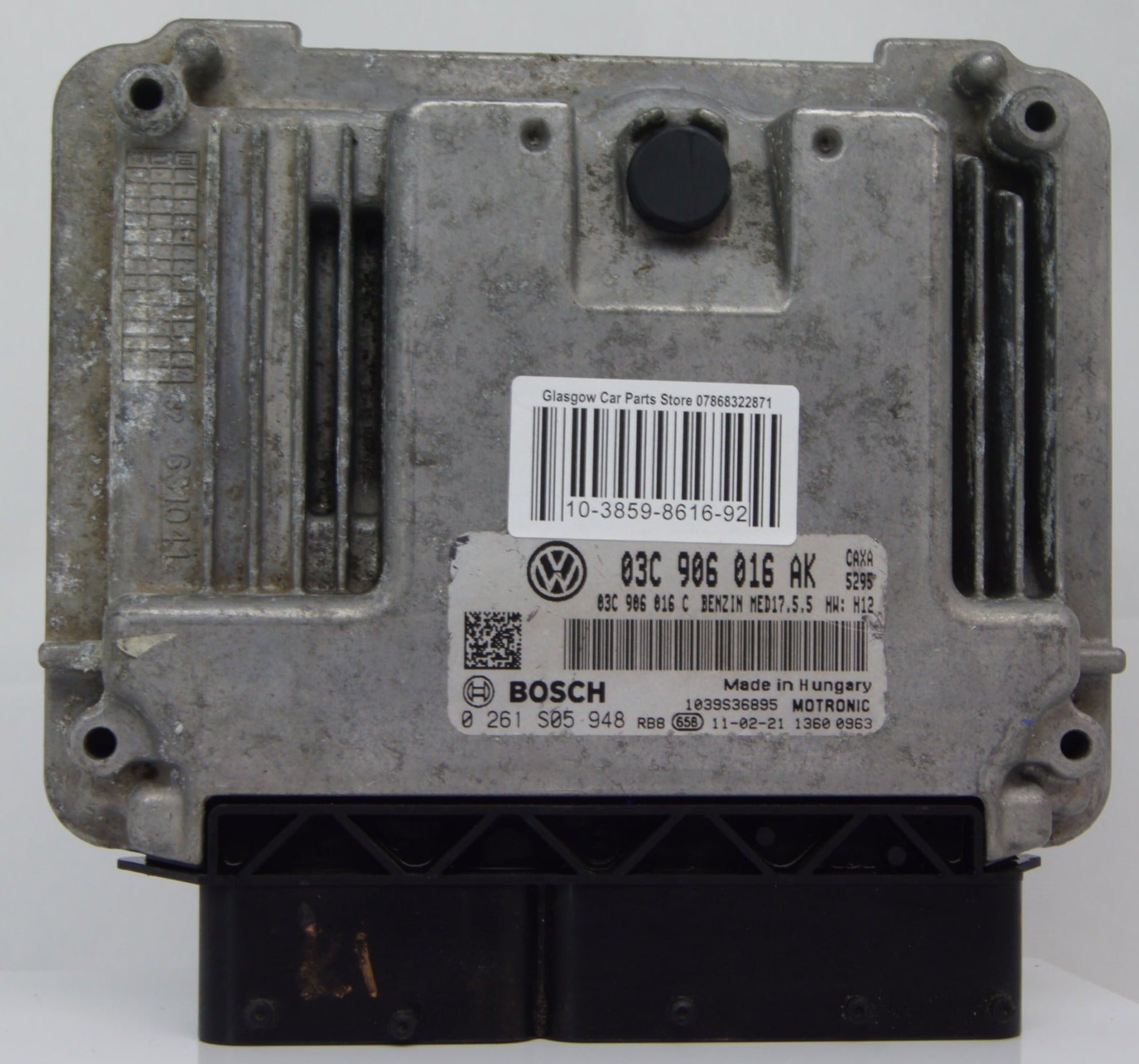 Vw Skoda 1.4 engine control unit ecu 03C906016AK  0261S05948 MED17.5.5 - Glasgow Car Parts Store