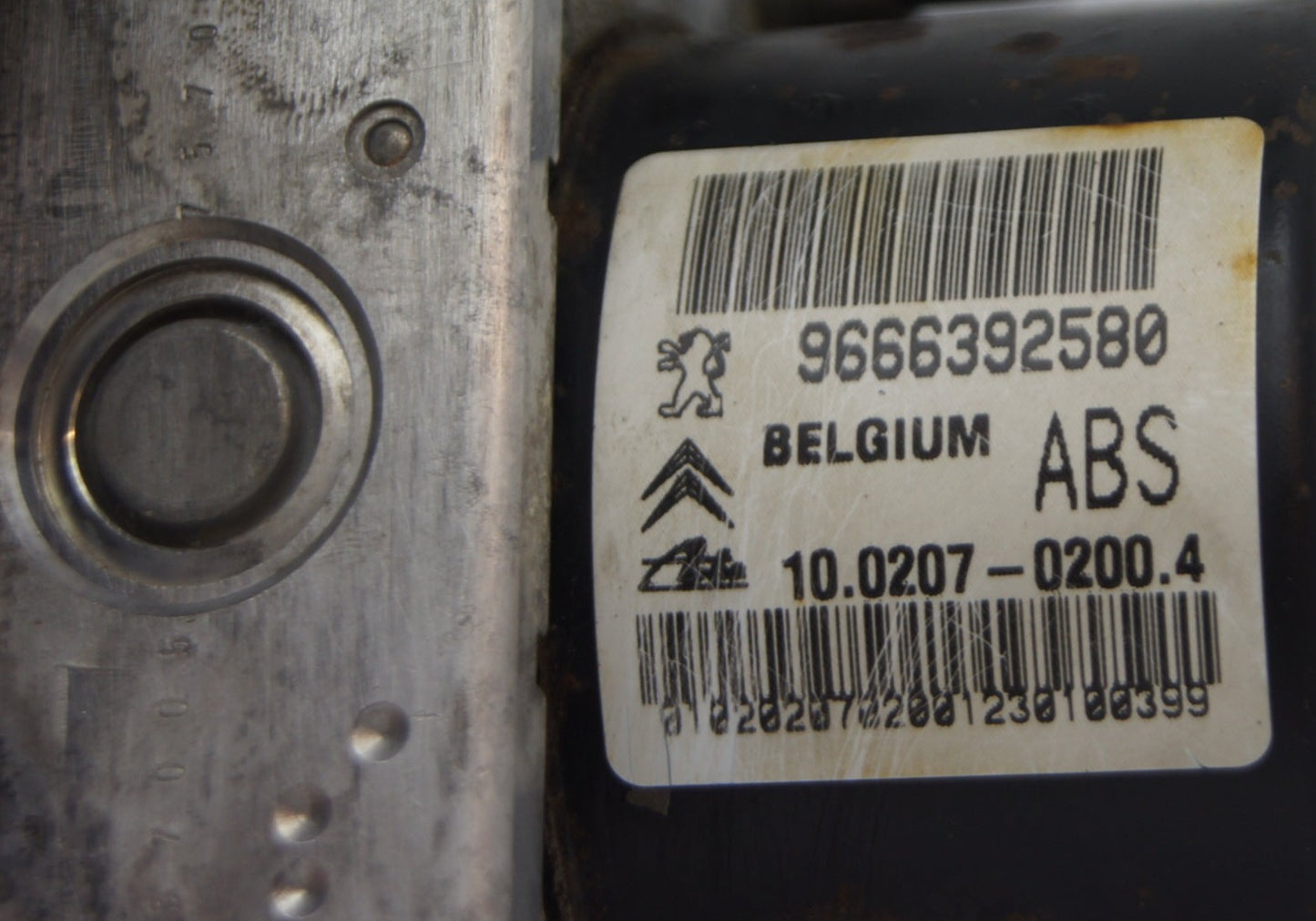 PEUGEOT CITROEN ABS PUMP 9666392580 10.0207-0200.4 - Glasgow Car Parts Store